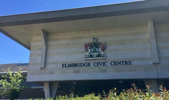 Exterior of the Elmbridge civic centre