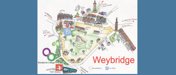 Map of Weybridge