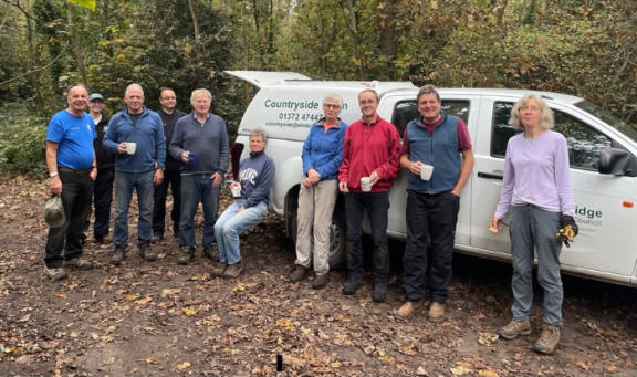 Claygate conservation volunteers