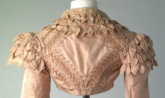 Regency Silk Spencer from The Olive Matthews Collection, Chertsey Museum. Photo by John Chase Photography.