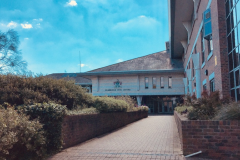 Exterior of the civic centre