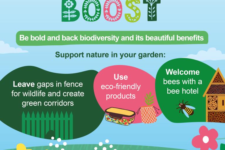 Elmbridge's biodiversity boost social media banner version 1