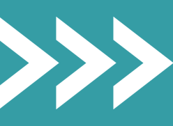 Three arrows on a turquoise background