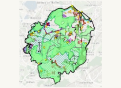Snapshot of the Elmbridge Local Plan map
