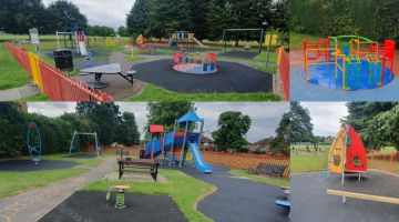 Refurbished play area in West Molesey and Molesey Hurst recreation grounds