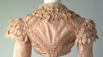 Regency Silk Spencer from The Olive Matthews Collection, Chertsey Museum. Photo by John Chase Photography.