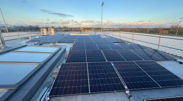 Solar Photovoltaic panels at Xcel Sports Hub